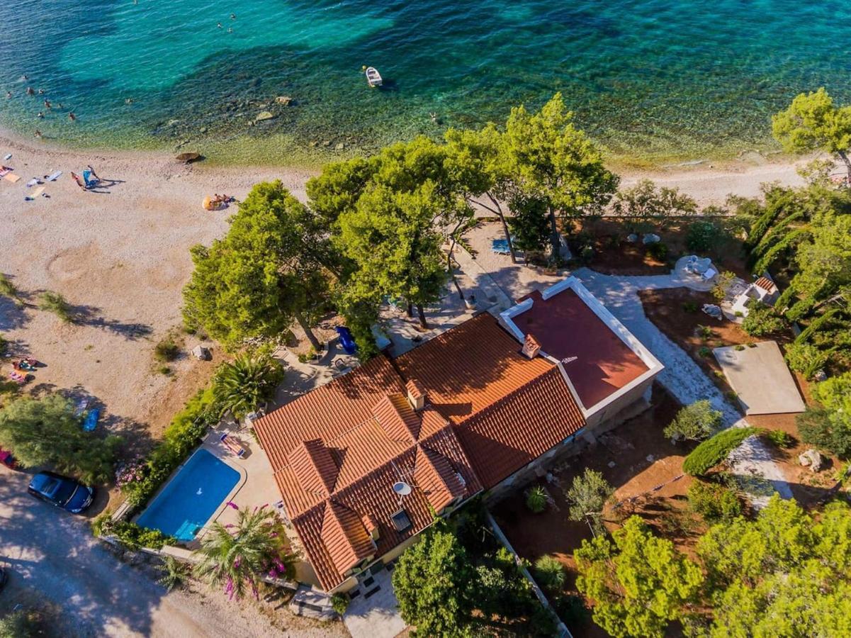 Deluxe Villa Sirena On The Beach With Pool Supetar Exterior foto